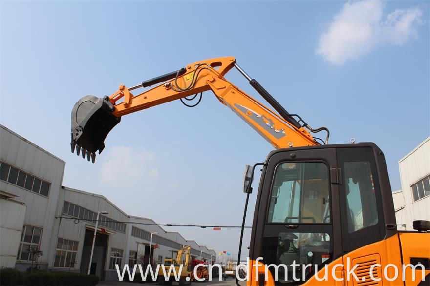 8 ton wheel excavator 11